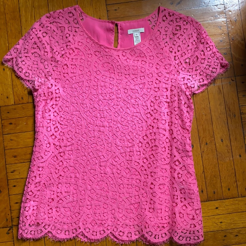JCrew lovely LACE Top